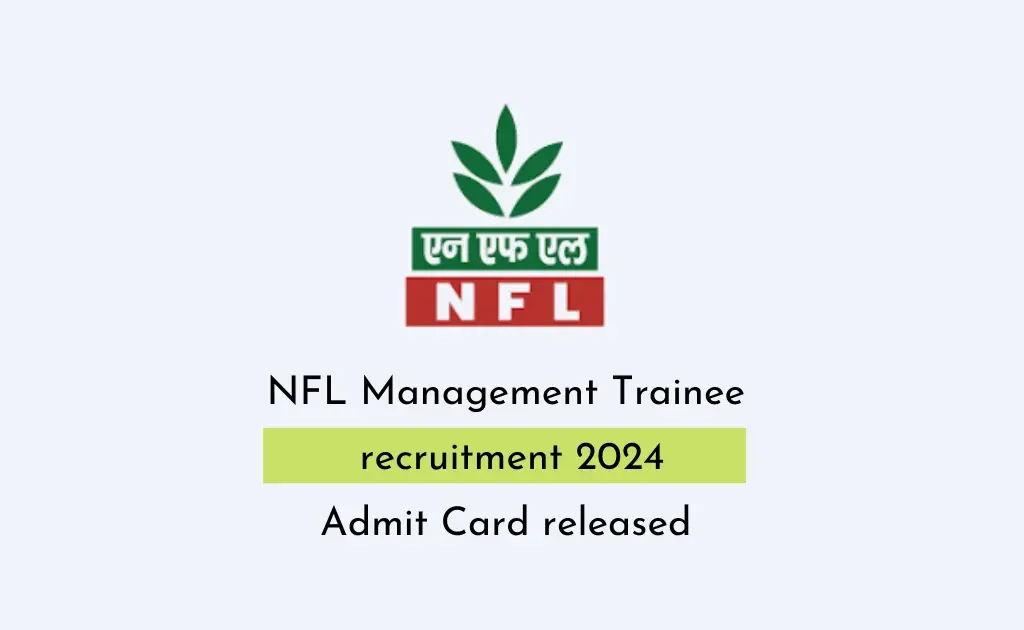 NFL Management Trainee Admit Card 2024